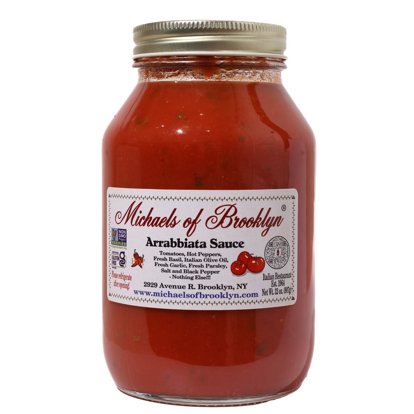 Michael's of Brooklyn Arrabbiata Sauce, 32oz