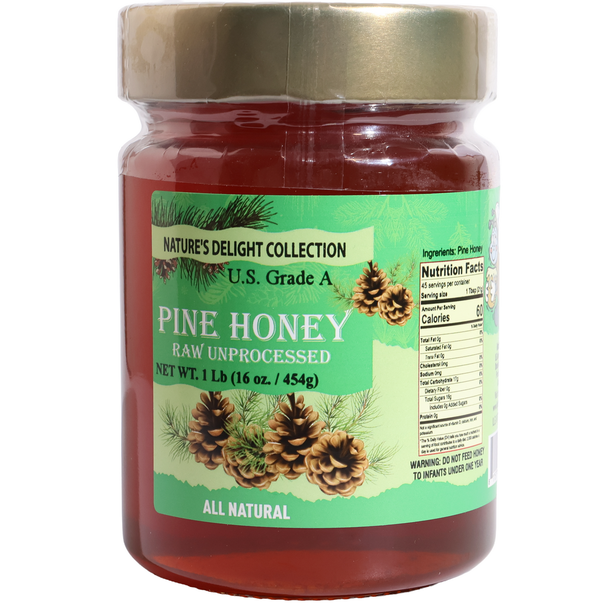 Nature's Delight Collection Pine Honey, 16oz