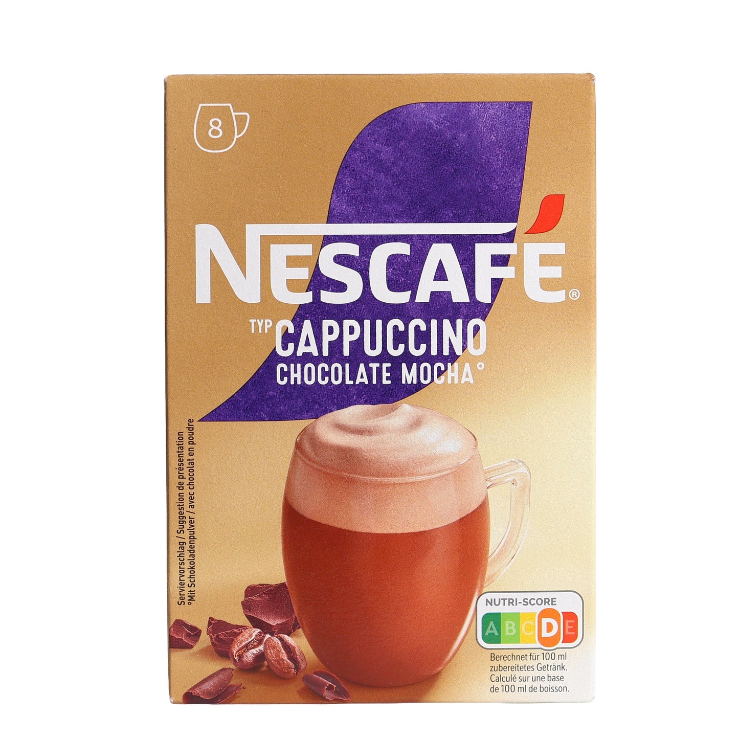 Nescafé Cappuccino Chocolate Mocha Instant Coffee Mix, 4.8 oz
