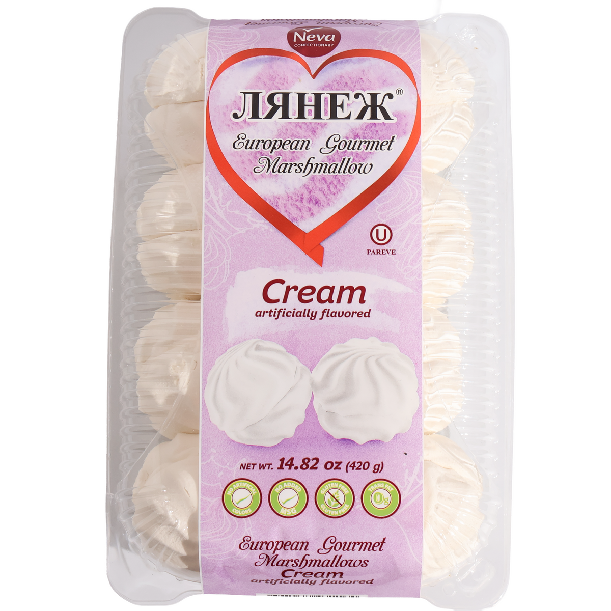 Neva Lyanezh Cream European Gourmet Marshmallow, 14.82oz