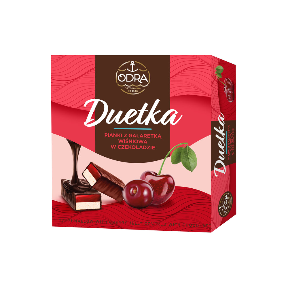 pack of Marshmallow w/ Cherry Covered in Chocolate, 400g