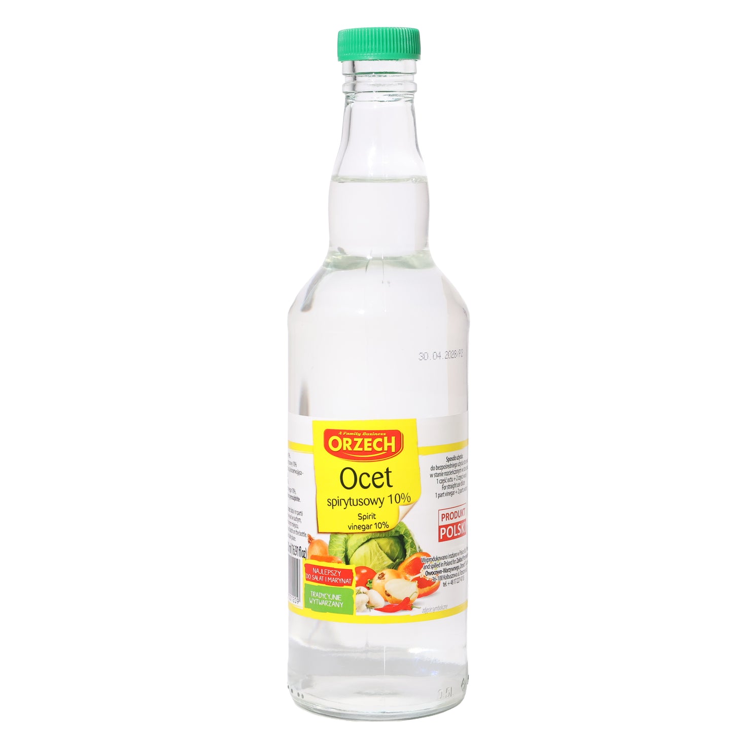 Orzech 10% Spirit Vinegar, 16.91 fl oz
