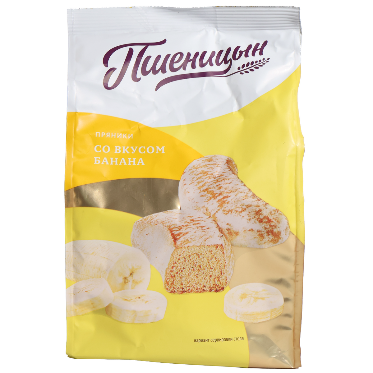 Pshenichin Banana-Flavored Gingerbread Cookies, 14.11oz