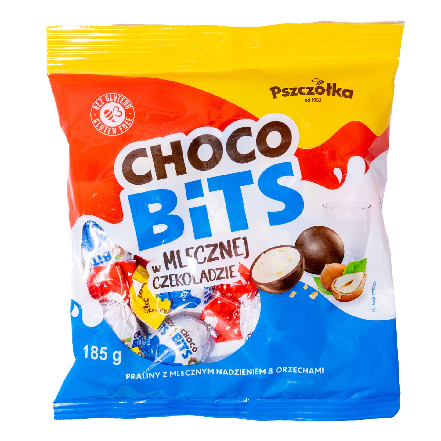 Pszczolka Milk Chocolate Bites with Milk Filling, 6.52oz