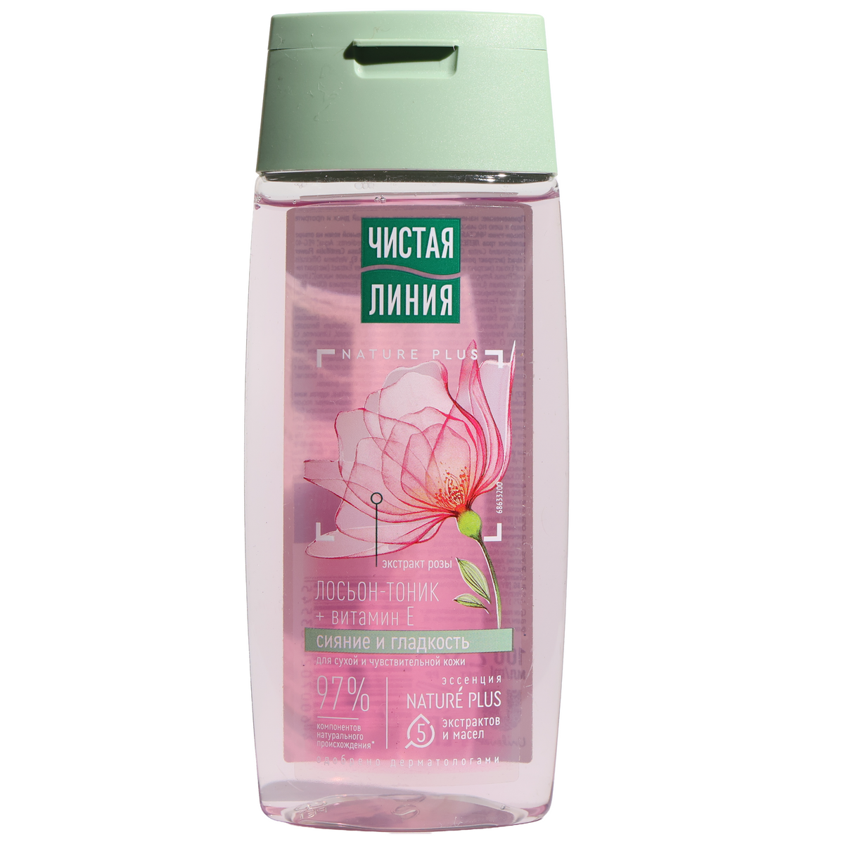 Pure Line Rose Extract Lotion-Toner + Vitamin E, 3.38oz