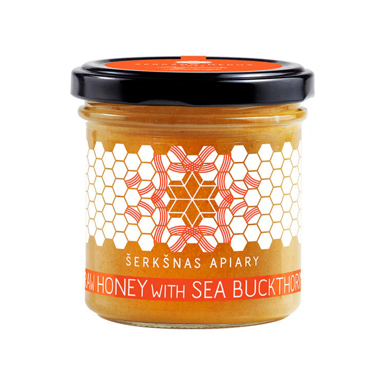 Raw Honey With Sea-Buckthorn, 200g