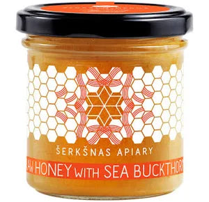 Raw Honey With Sea-Buckthorn, 200g