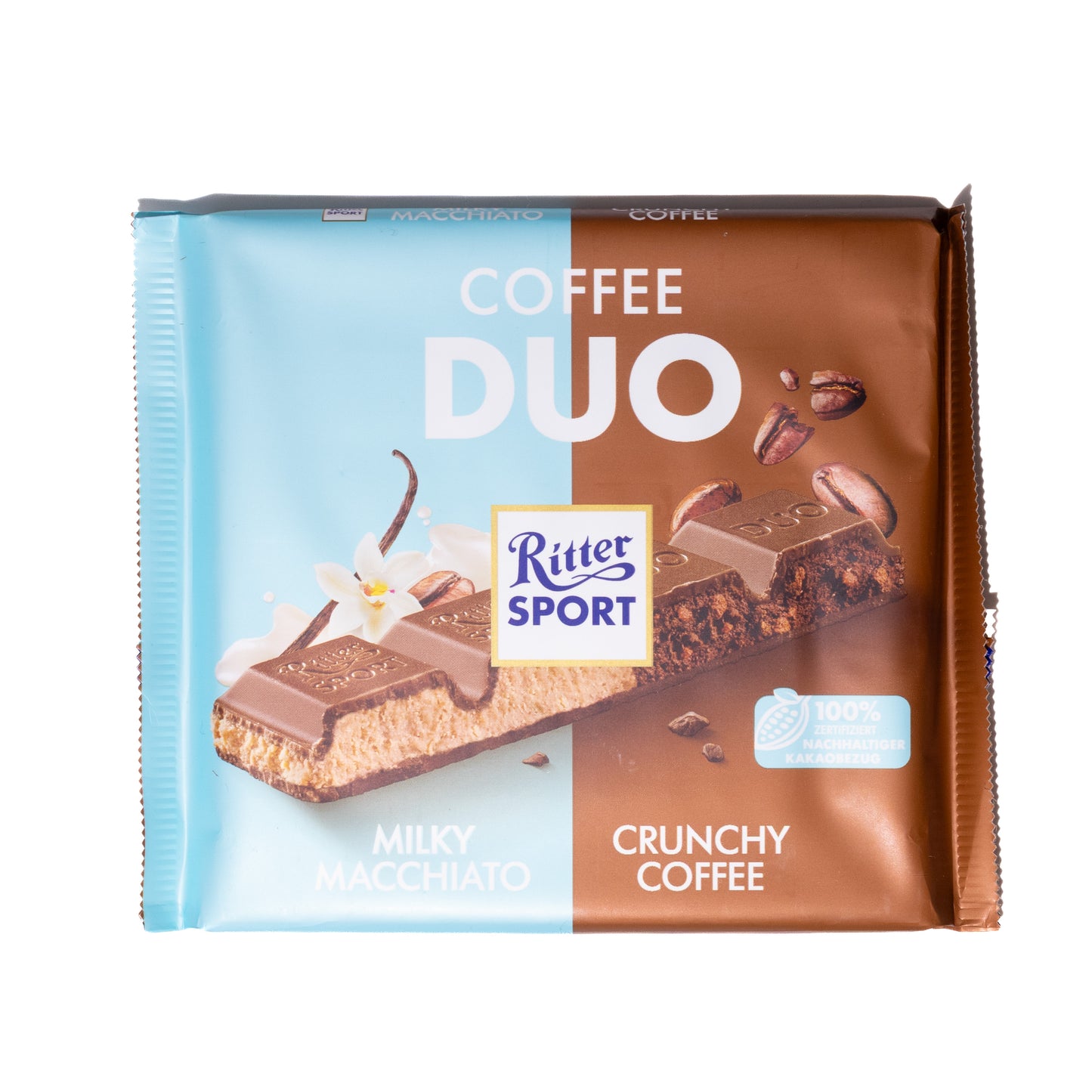 Ritter Sport Coffee Duo Milky Macchiato & Crunchy Coffee Bar, 7.69oz