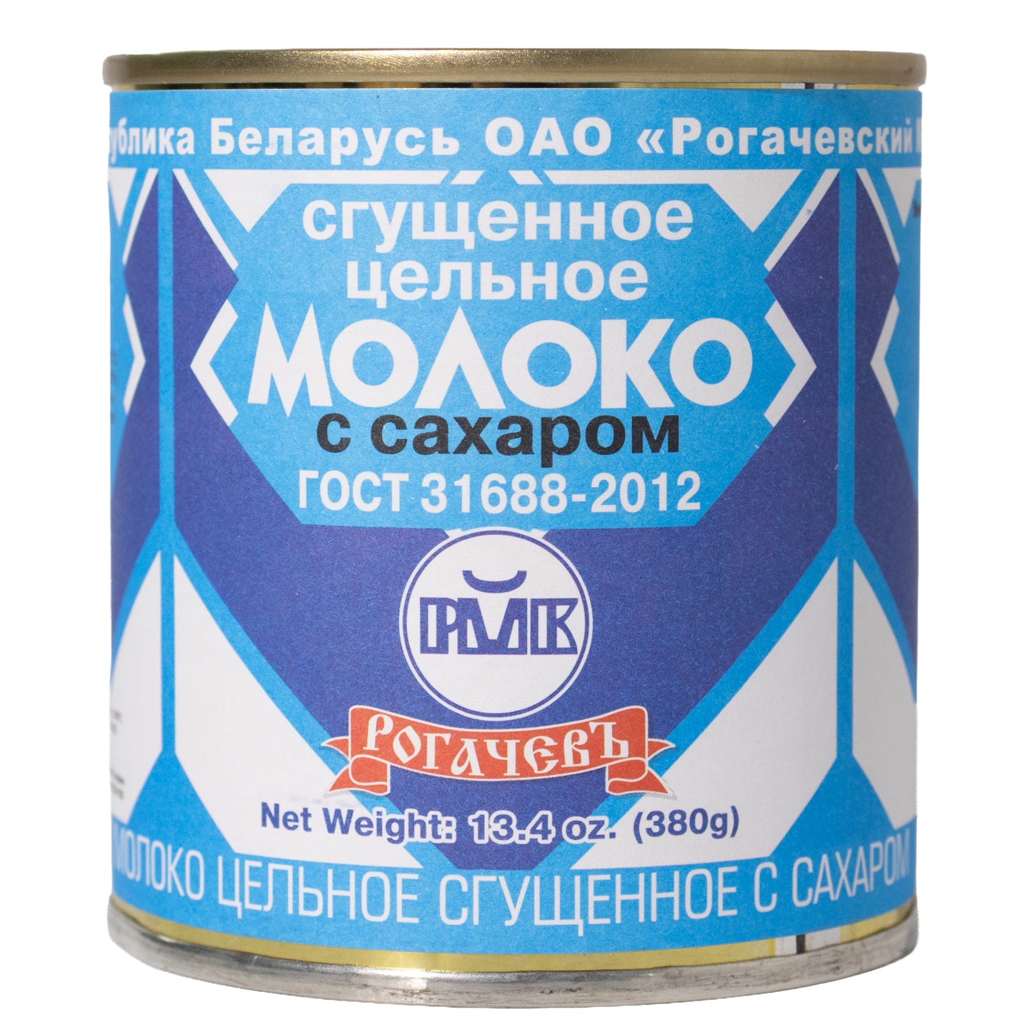 Rogachev Sweetened Condensed Milk 8.5%, 13.4oz