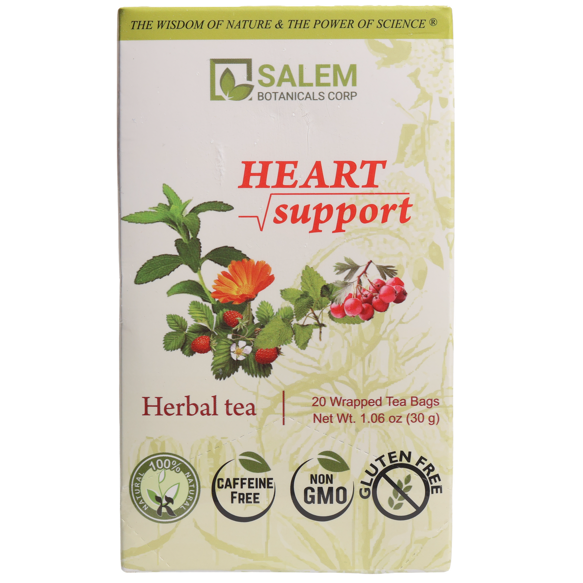 Salem Botanicals Heart Support Herbal Tea, 1.06oz