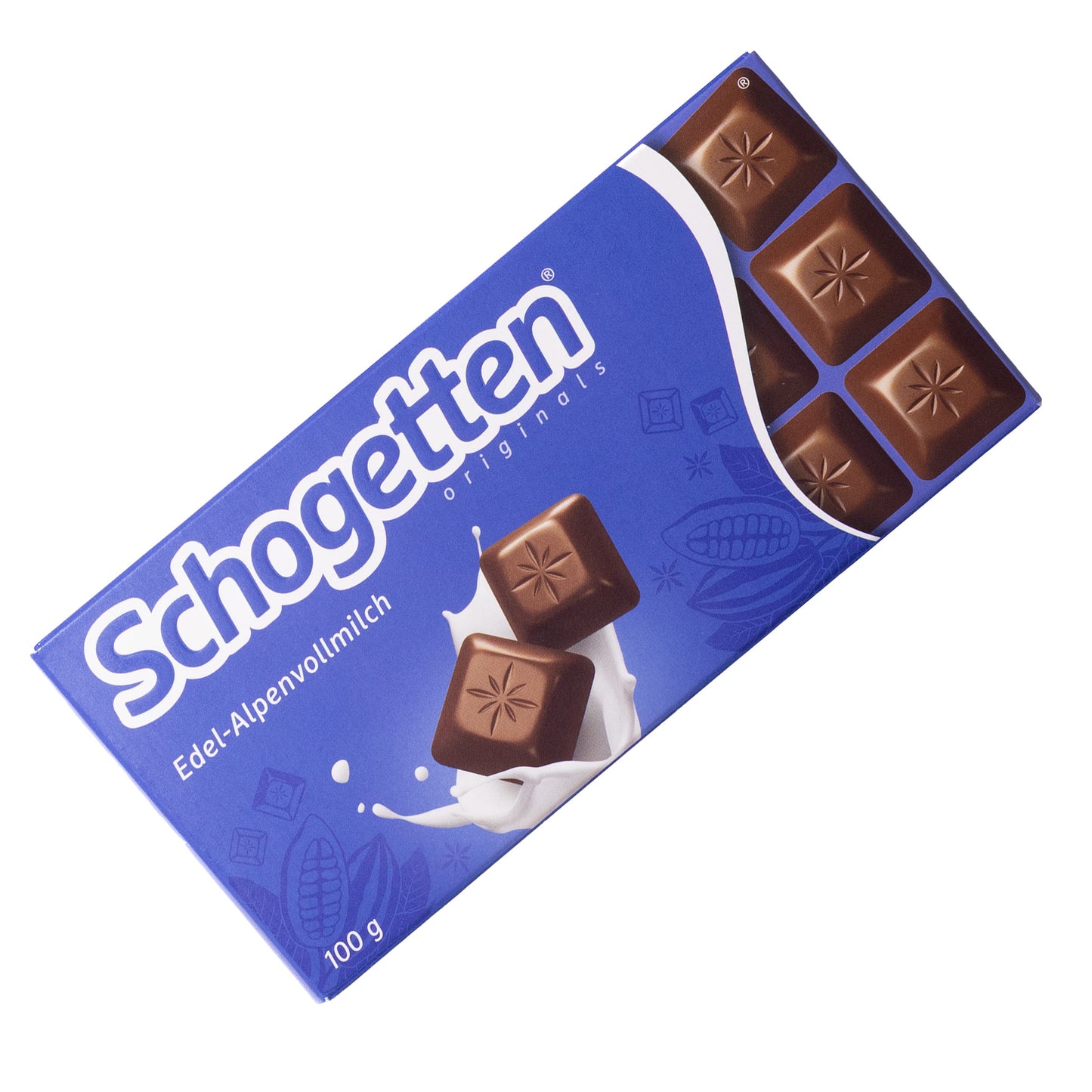 Schogetten Edel-Alpenvollmilch Alpine Milk Chocolate Bar, 3.53oz