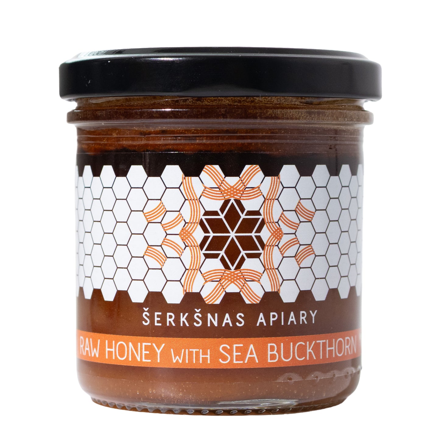 Serksnas Apiary Raw Honey with Sea Buckthorn, 7.05oz