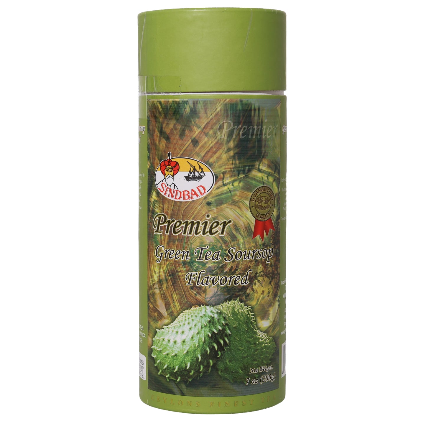 Sindbad Premier Green Tea Soursop Flavored Loose Leaf Tea, 7 oz