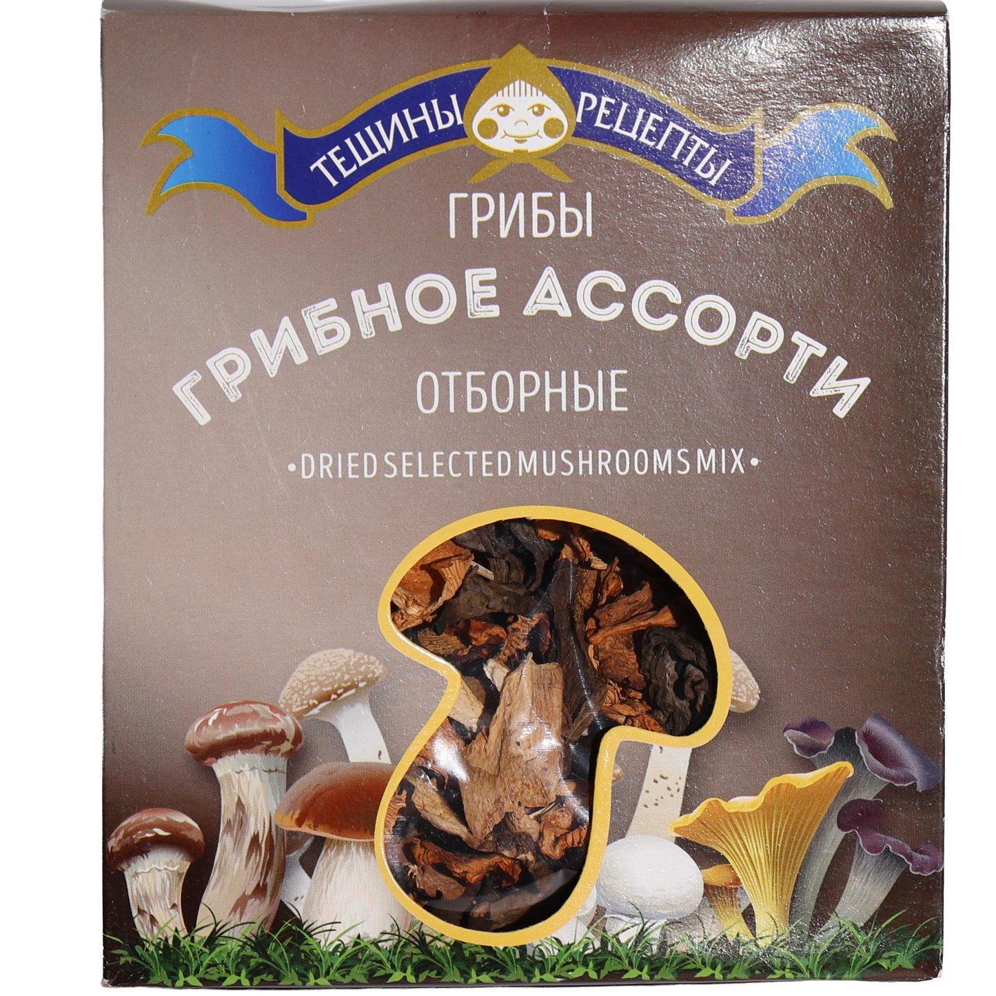 Teshchiny Recepty Dried Selected Mushrooms Mix, 0.88oz