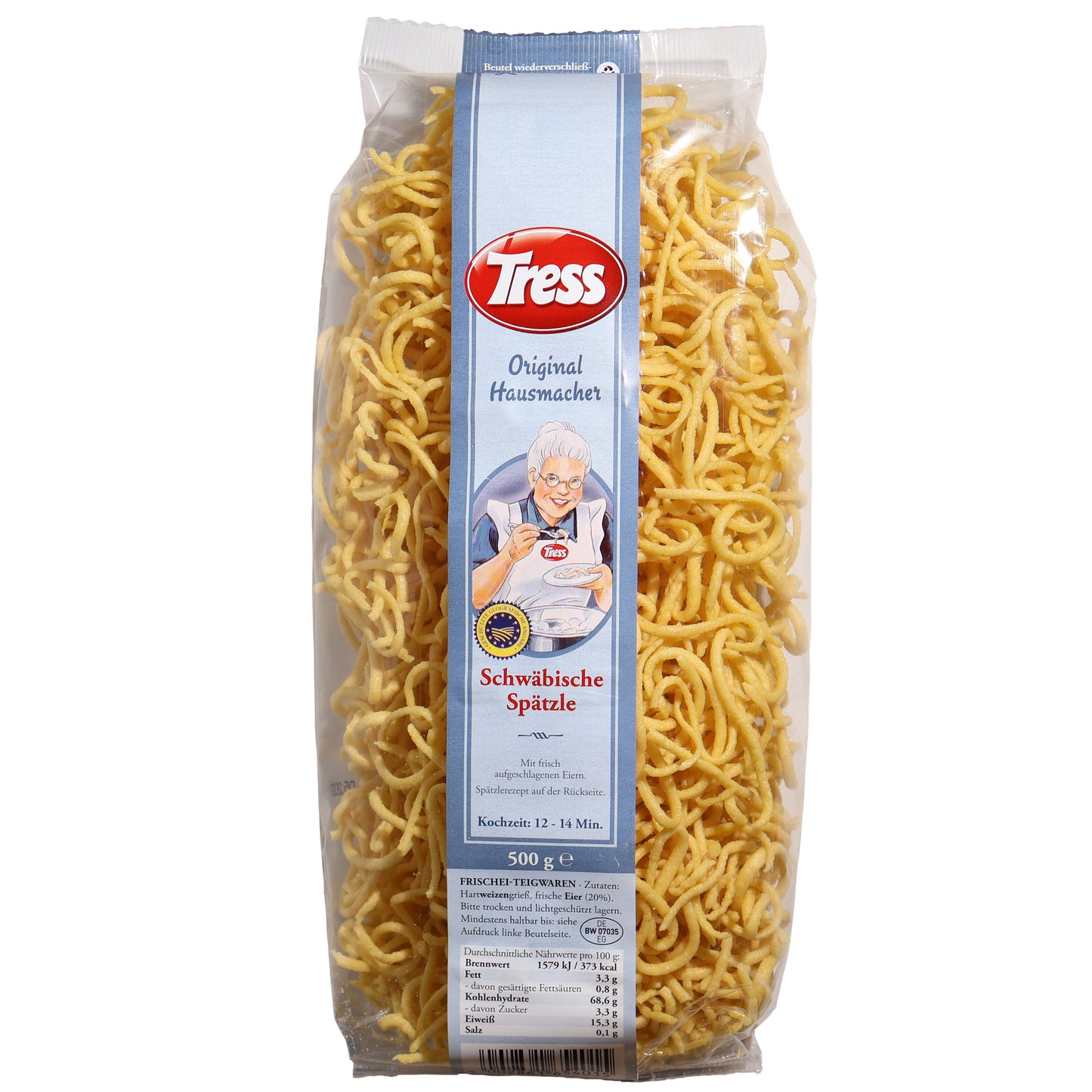 Tress Original Hausmacher Schwäbische Spätzle Noodles, 17.6oz