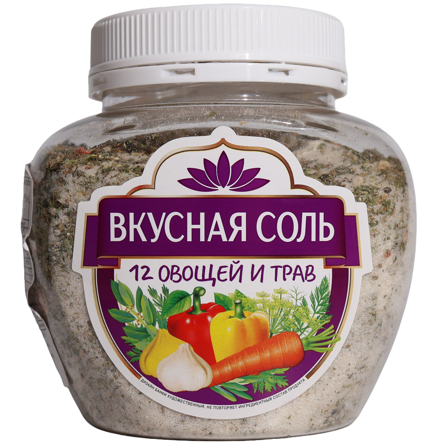 Vkusnaya Sol 12 Vegetables & Herbs Seasoned Salt, 14.1oz