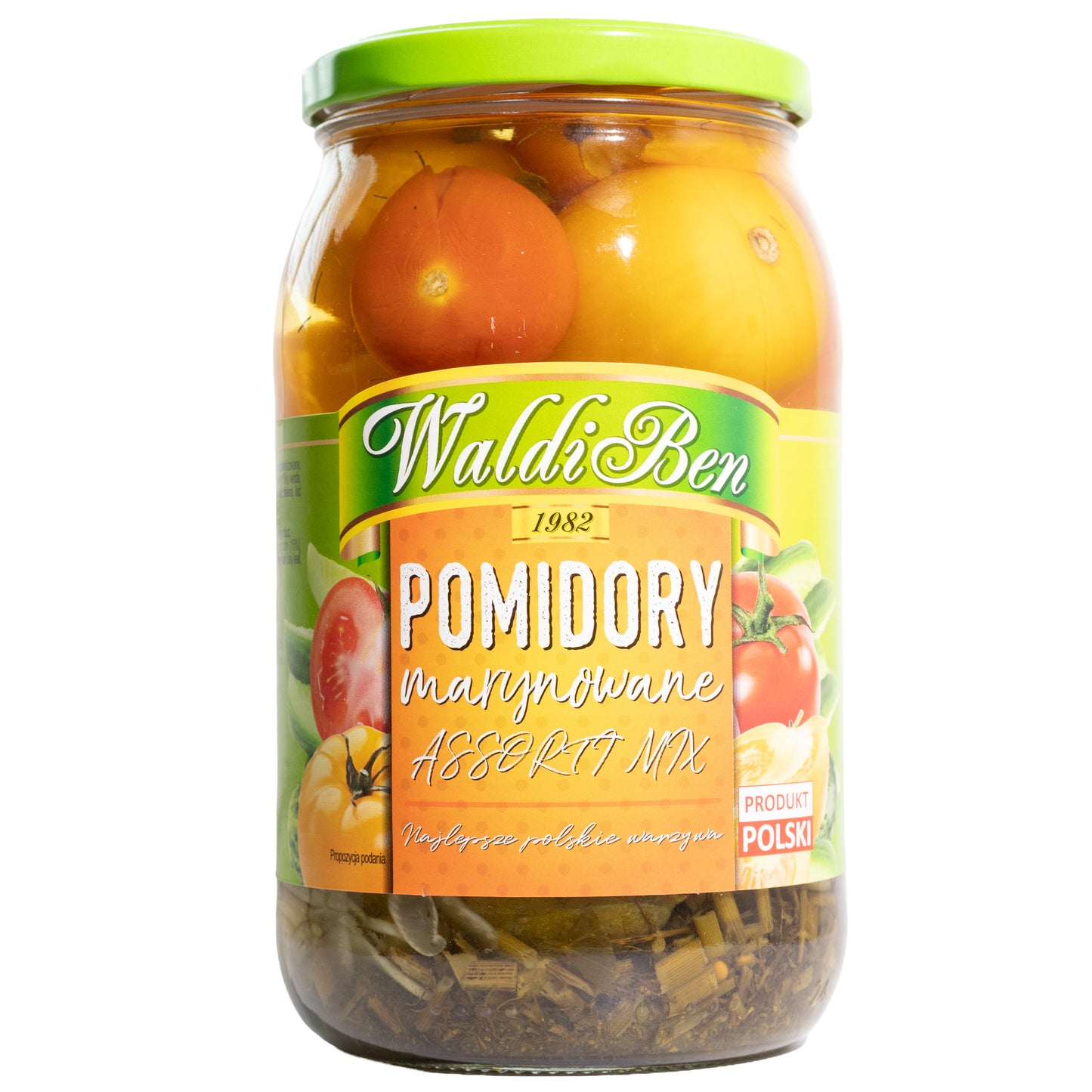 WaldiBen Marinated Yellow, Red Tomatoes & Cucumbers, 29.93oz