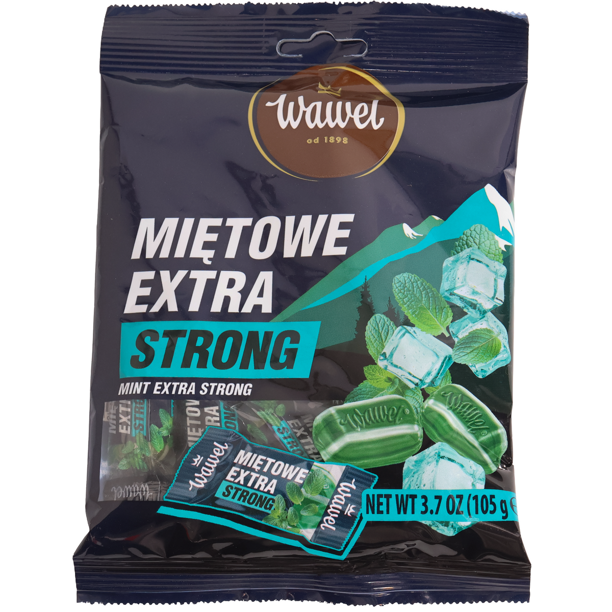 Wawel Mietowe Extra Strong Mint Hard Candies, 3.7oz