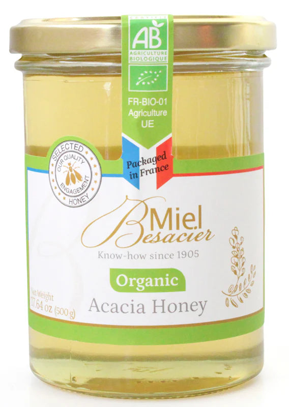 French Organic Acacia Honey, 500g