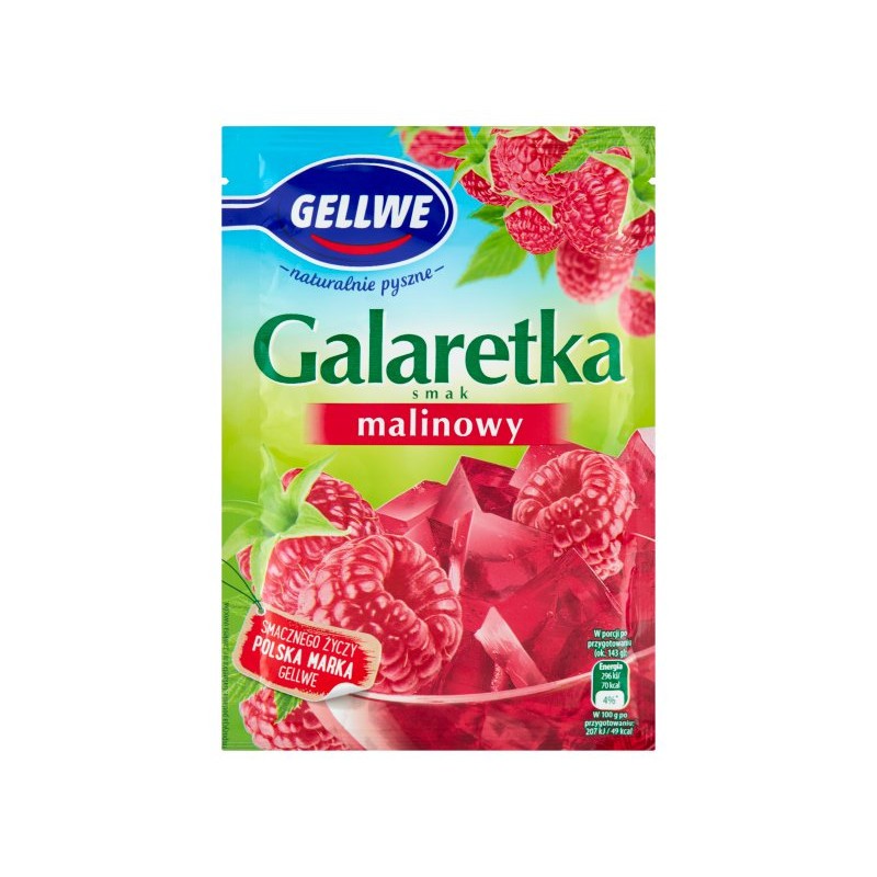 Raspberry Flavored Jelly Powder, 75g