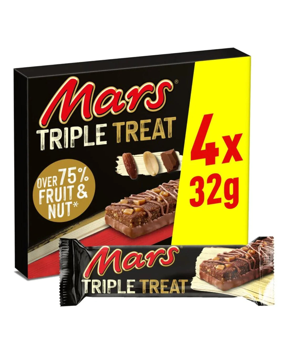 pack of Mars Triple Treat Bars, 4 Count