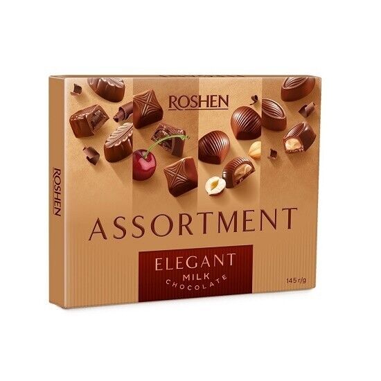 pack of Roshen Assortment Elegant Milk Chocolate, 145g