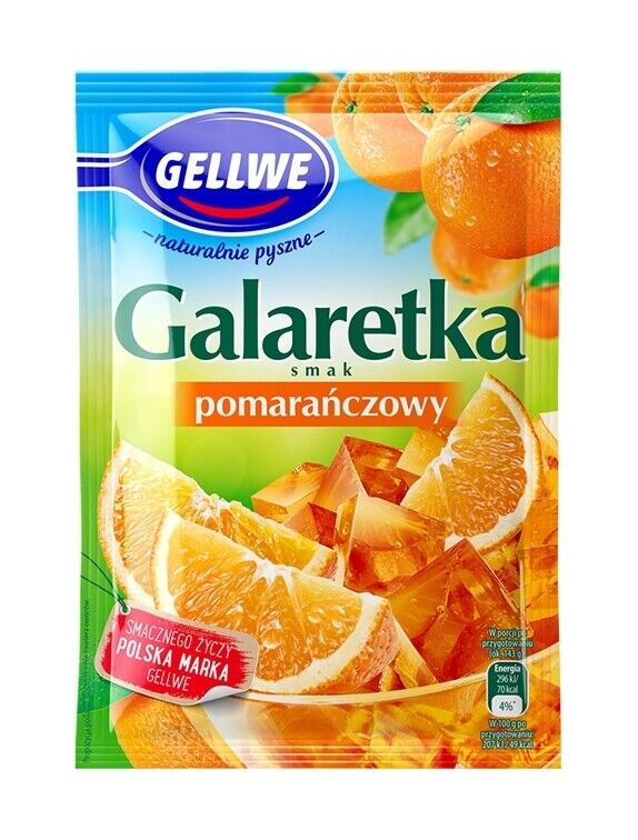Gellwe Orange Jelly, 72g