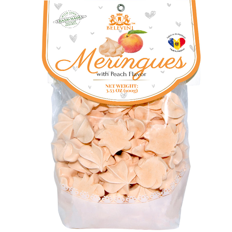pack of Meringues w/ Peach Flavor, 100g