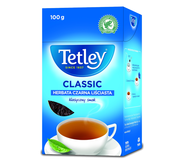 pack of Tetley Classic Black Leaf Tea, 100g