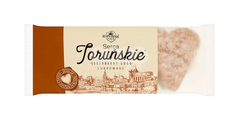Kopernik Toruń Gingerbread Hearts Glazed, 120g