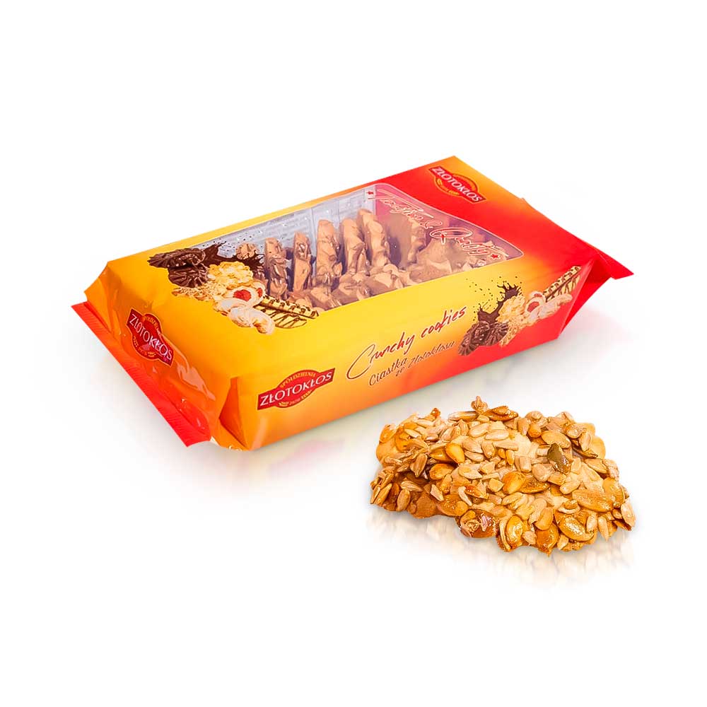 pack of Zlotoklos Cookies w/ Peanuts, 300g