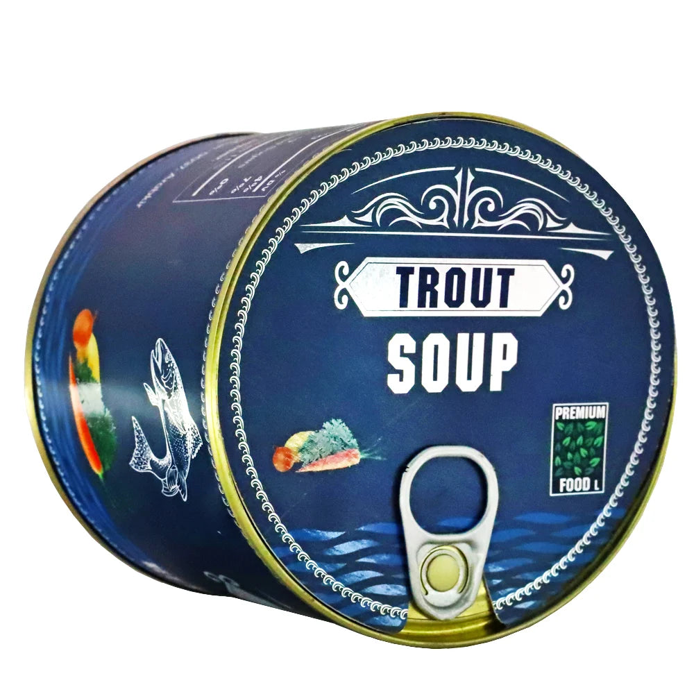 Tin pack of Trout Soup, 530g