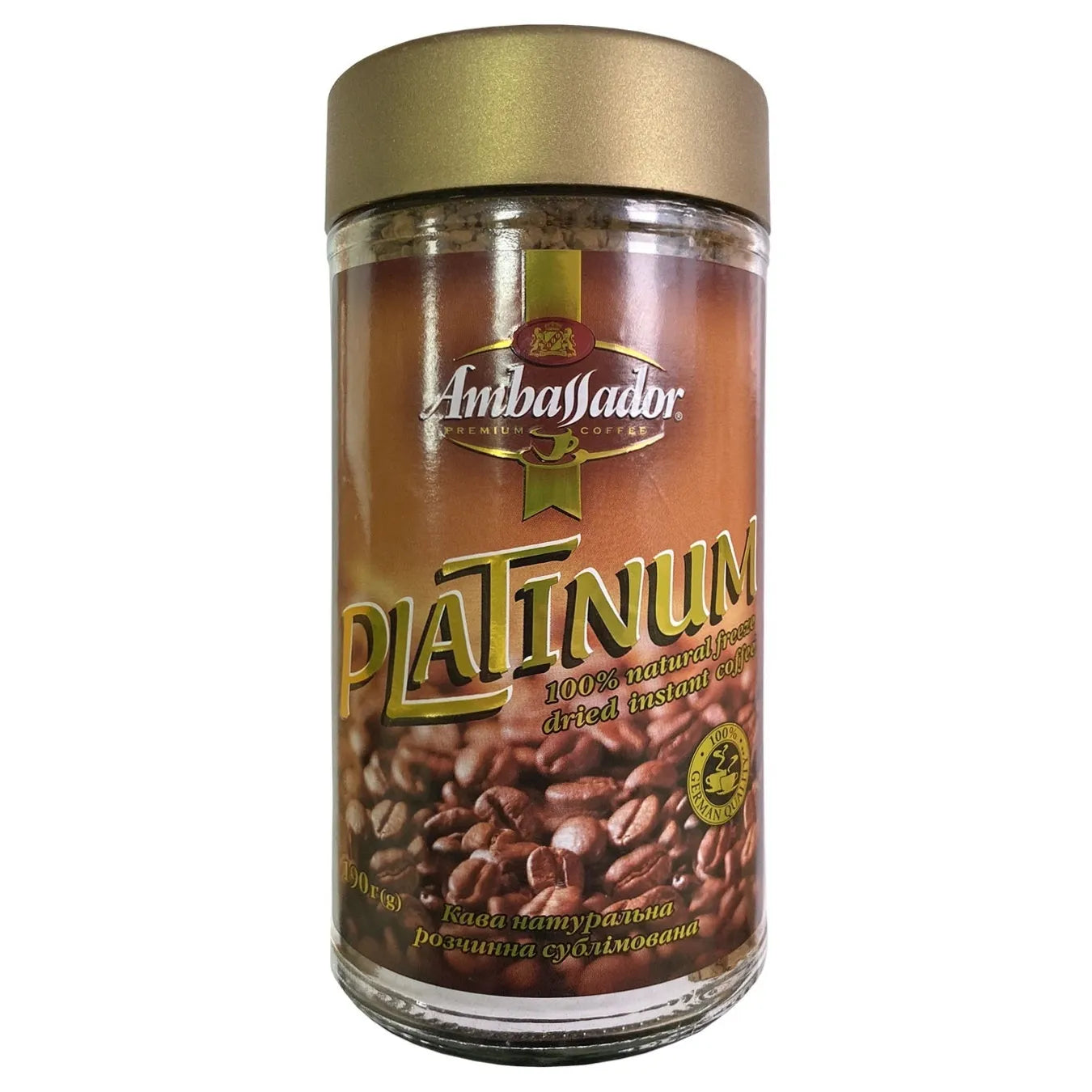 pack of Ambassador Platinum Instant Coffee, 190g
