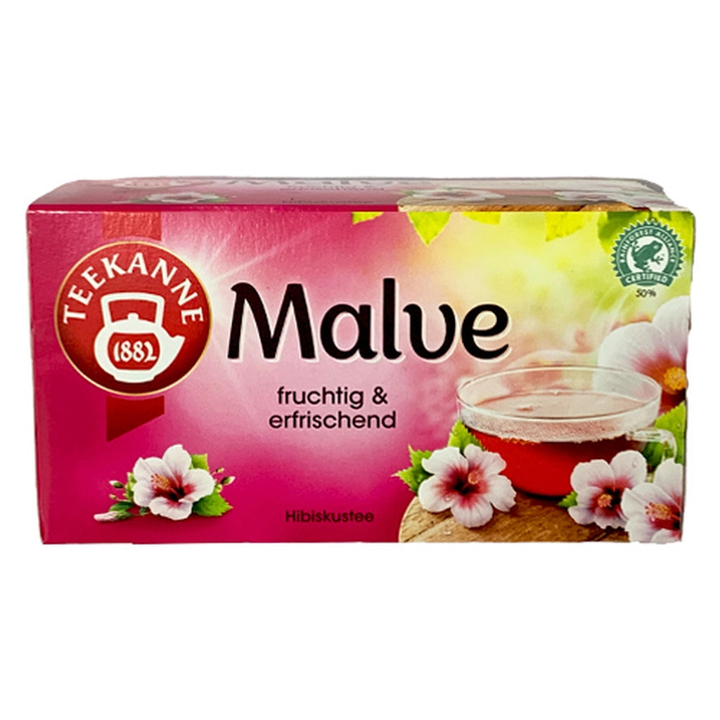 pack of Teekanne Malve Hibiscus Tea, 20TB