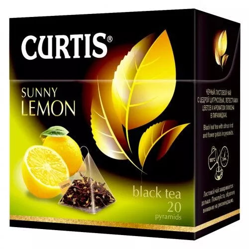 box of Curtis Sunny Lemon Black Tea, 20TB