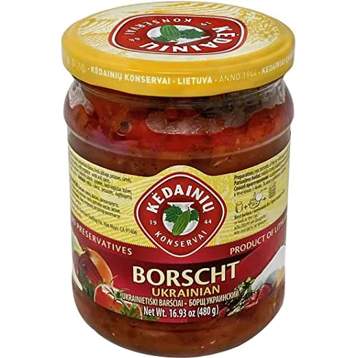 Jar of Kedainiu Ukrainian Borscht 480g