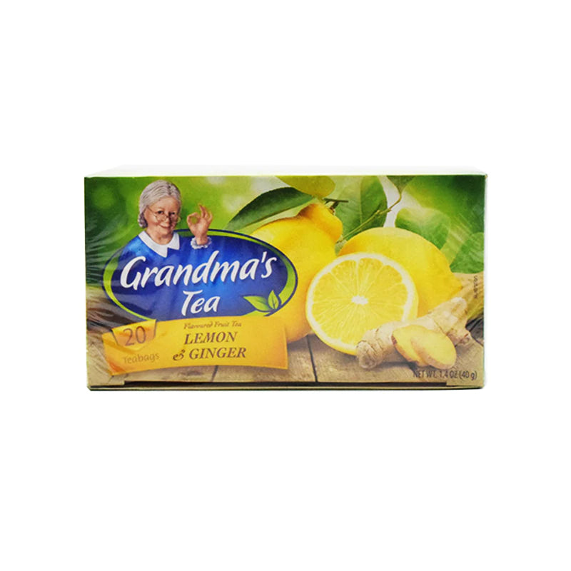 box of Grandma's Tea Lemon & Ginger, 40g