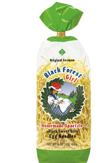 Black Forest Girl Homemade Spaetzle Egg Noodles, 454g pack