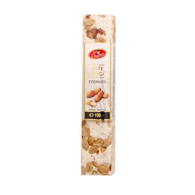 pack of Sir Charles Peanut Soft Nougat, 100g