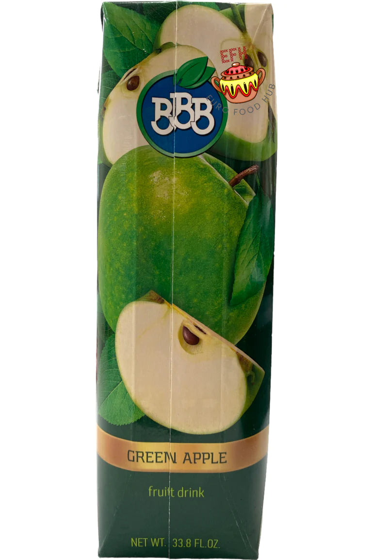 pack of BBB Green Apple Fruit Drink, 1L