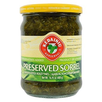 jar of Kedainiu Preserved Sorrel, 480g