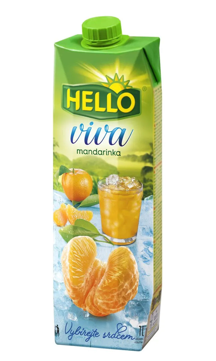 pack of Hello Viva Tangerine Juice, 1L