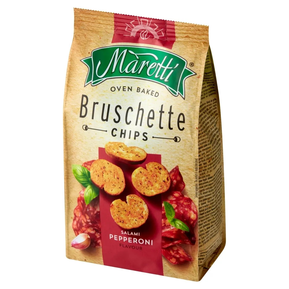 pack of Maretti Salami Pepperoni Bruschette Chips, 70g