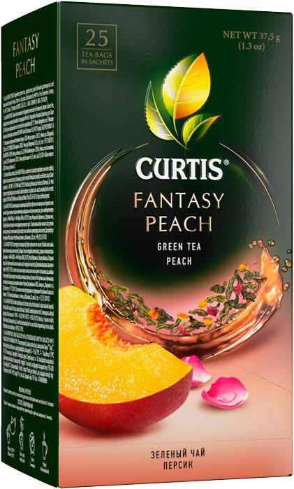box of Fantasy Peach Tea, 25TB