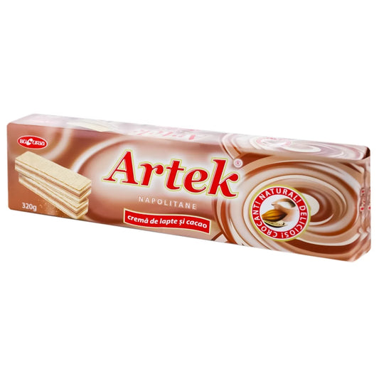 Artek Napolitan Milk & Chocolate Wafers, 320g