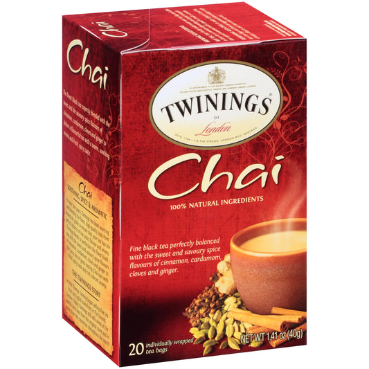 pack of Twinings Chai Tea, 20TB