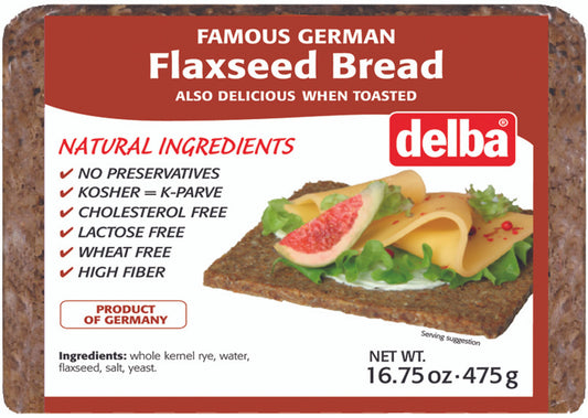pack of Famous German Flaxseed Bread, 475g