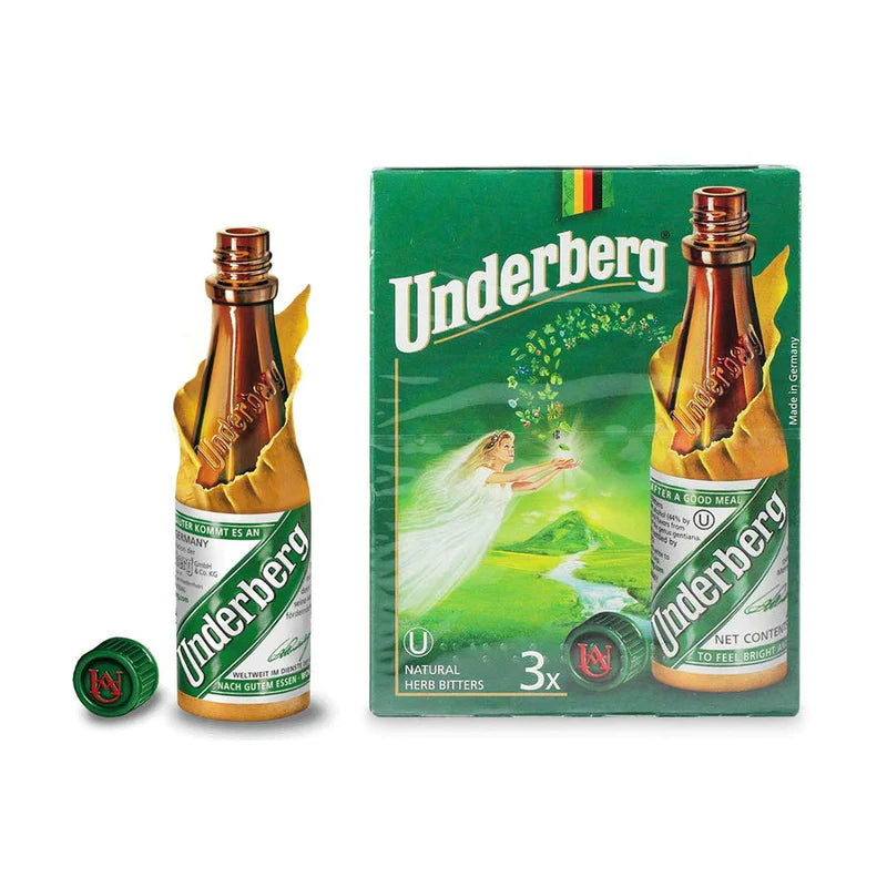 Underberg Natural Herb Bitters, 3 pack