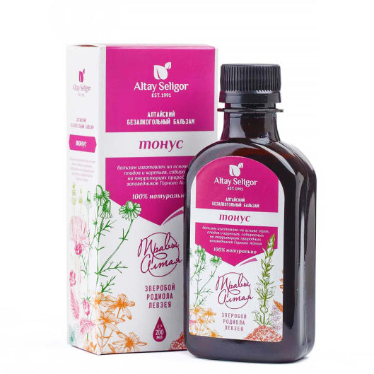 bottle of Altai Non-Alcoholic Balm Tonus, 200ml
