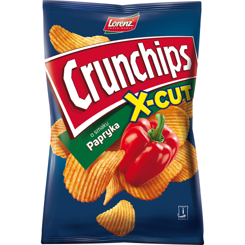 Crunchips X-Cut Papryka, 140g